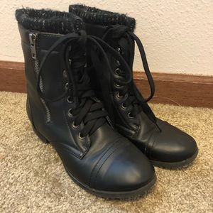 Black Combat Boots